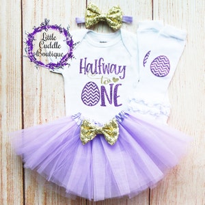 Halfway To One Easter Baby Tutu Outfit, 6 Month Outfit, Six Month Outfit, 6 Month Shirt, 6 Month Bodysuits, Girl Half Birthday, Spring Photo