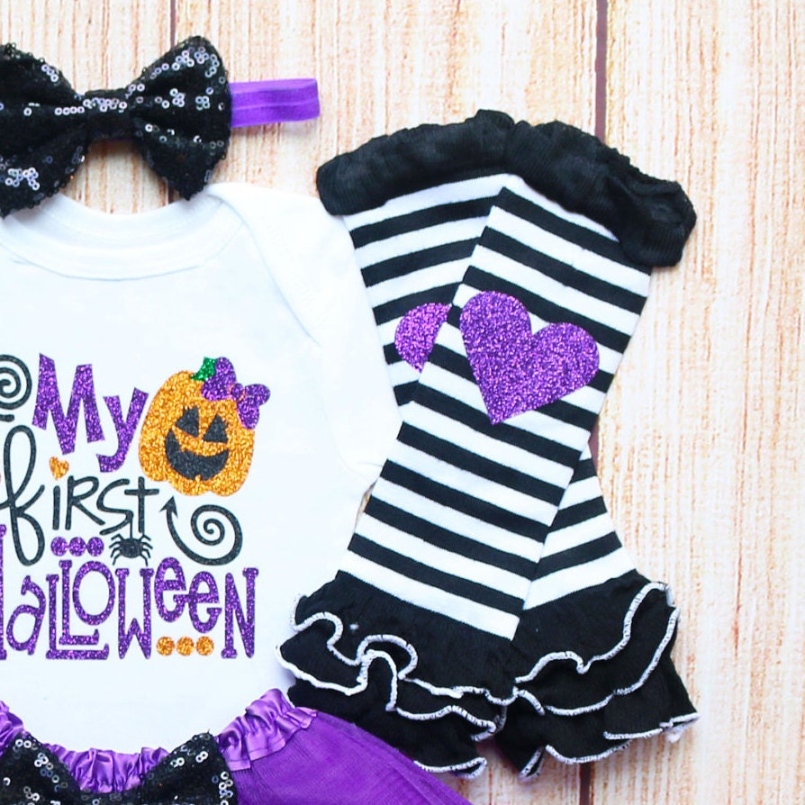 My First Halloween Baby Girl Outfit, Holiday Baby Outfit, Fall Baby ...
