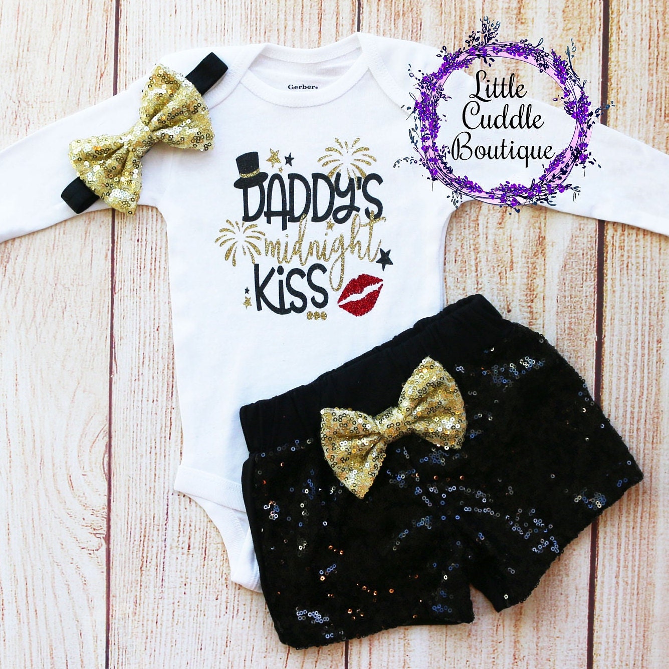Kisses 25 Cents Shorts Outfit, Holiday Outfit, Valentine Bodysuit