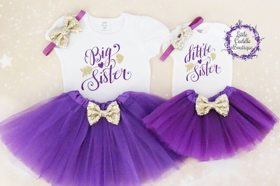 Etsy big sister cheap little sister outfits