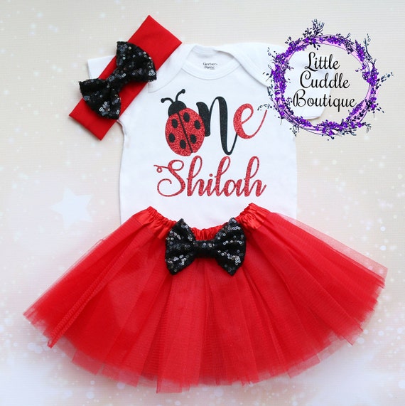 Ladybug outfit for 1st cheap birthday
