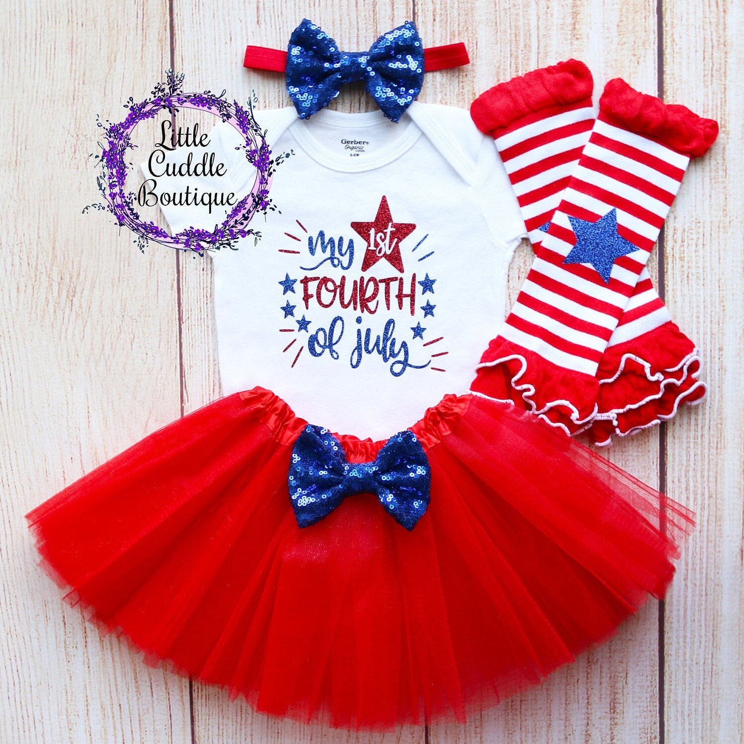 Baby fourth of july best sale outfit