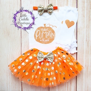 Prettiest Pumpkin In The Patch, Halloween Baby Outfit, First Halloween Outfit, Sparkle Tutu, Halloween Baby Gift, Halloween Outfit, Baby