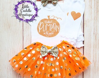 birthday tutu orange thanksgiving tutu for baby Prettiest Pumpkin in the Patch, Halloween Baby Outfit, First Halloween  Outfit, Sparkle Tutu, Halloween Baby Gift, Halloween Outfit, Baby