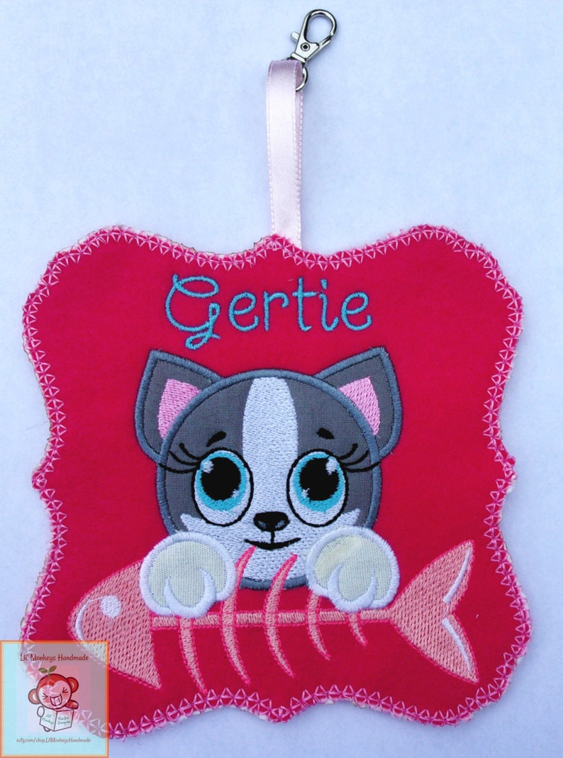 Personalized Cat Kitty Pet Cage/Carrier ID Name Tags Etsy