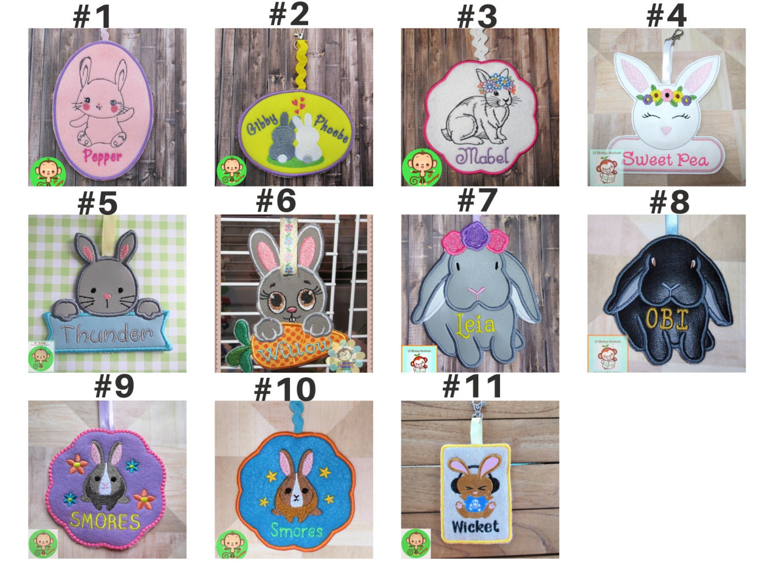 Personalized Bunny/rabbit Pet Cage/carrier ID Name Tags Etsy