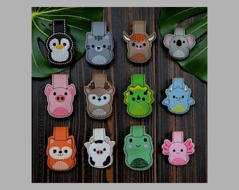 Pudgy Animal Magnetic Bookmarks