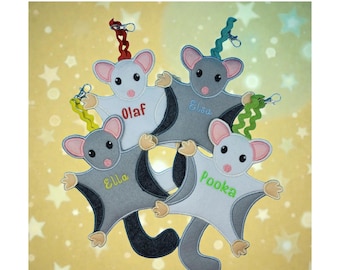 Personalized Sugar Glider/ Pet Cage/Carrier ID Name Tags