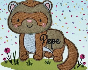 Personalized Ferret Pet Cage/Carrier ID Name Tags