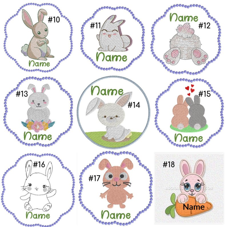Personalized Bunny/Rabbit Pet Cage/Carrier ID Name Tags Etsy