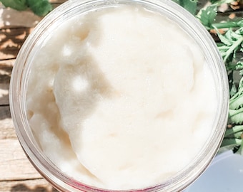 Natural Unscented Face Wash – Parfait Whipped Cleanser – Gentle Vegan Skincare – Sensitive Skin Cleanser – Chemical-Free & Cruelty-Free 4 oz