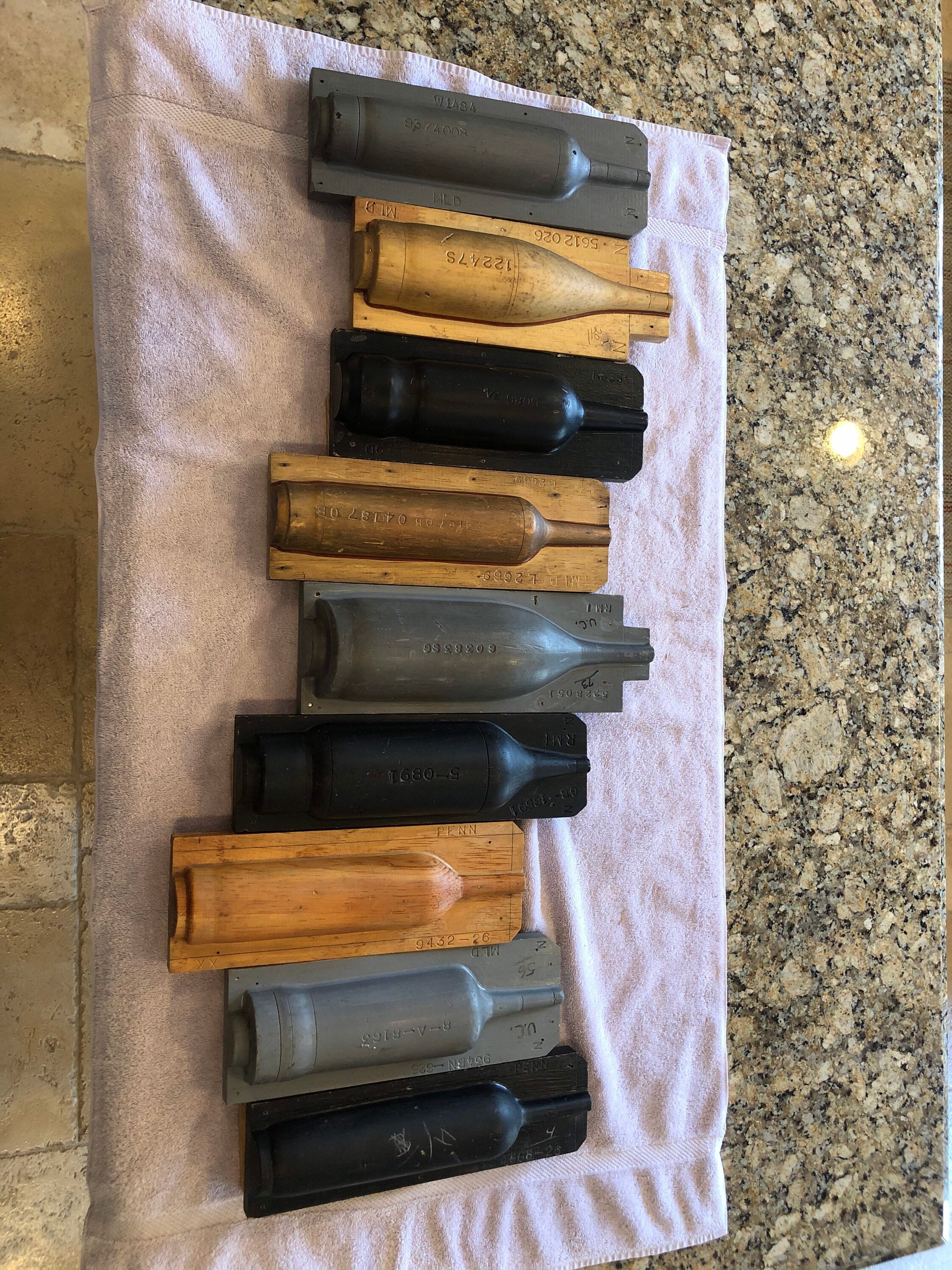 Foundry wine bottle molds Etsy