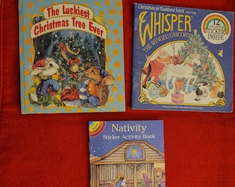 Vintage Set Of 3 Children's Books