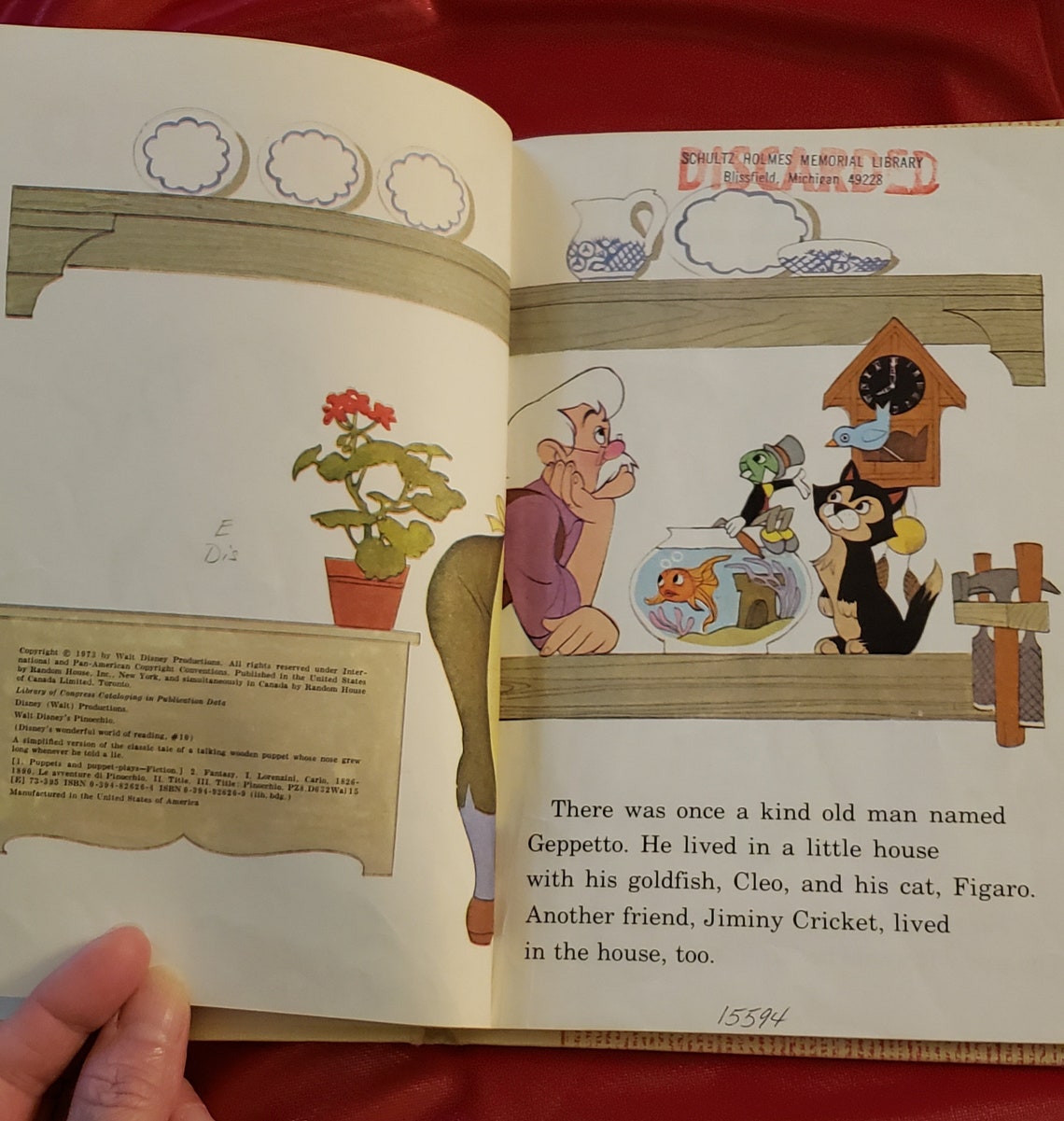Pinocchio and His Puppet Show Adventure Book Etsy