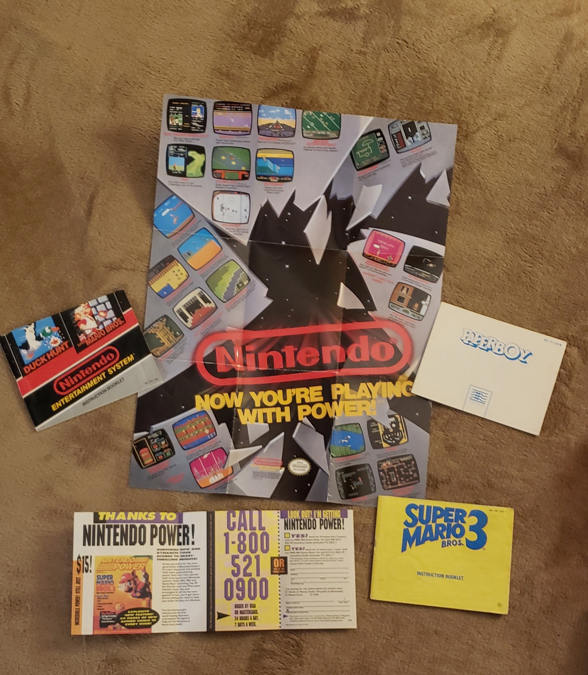 Vintage Nintendo Game Booklets Sold Separately Etsy.de