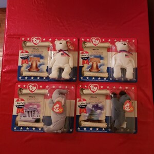 Vintage Set Of TY Political Beanie Babies