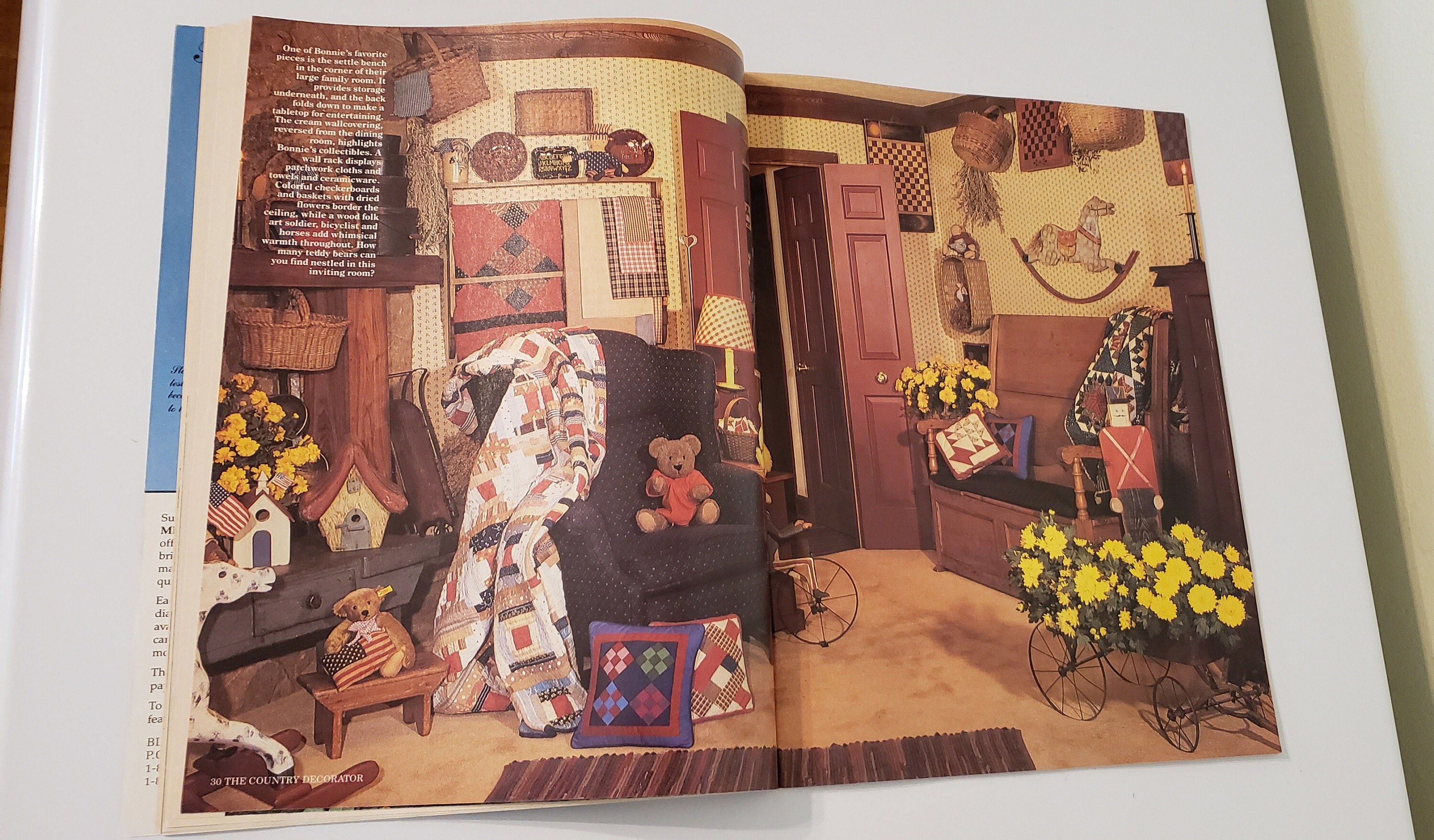 Vintage the Country Decorator Magazine - 1988 - Etsy