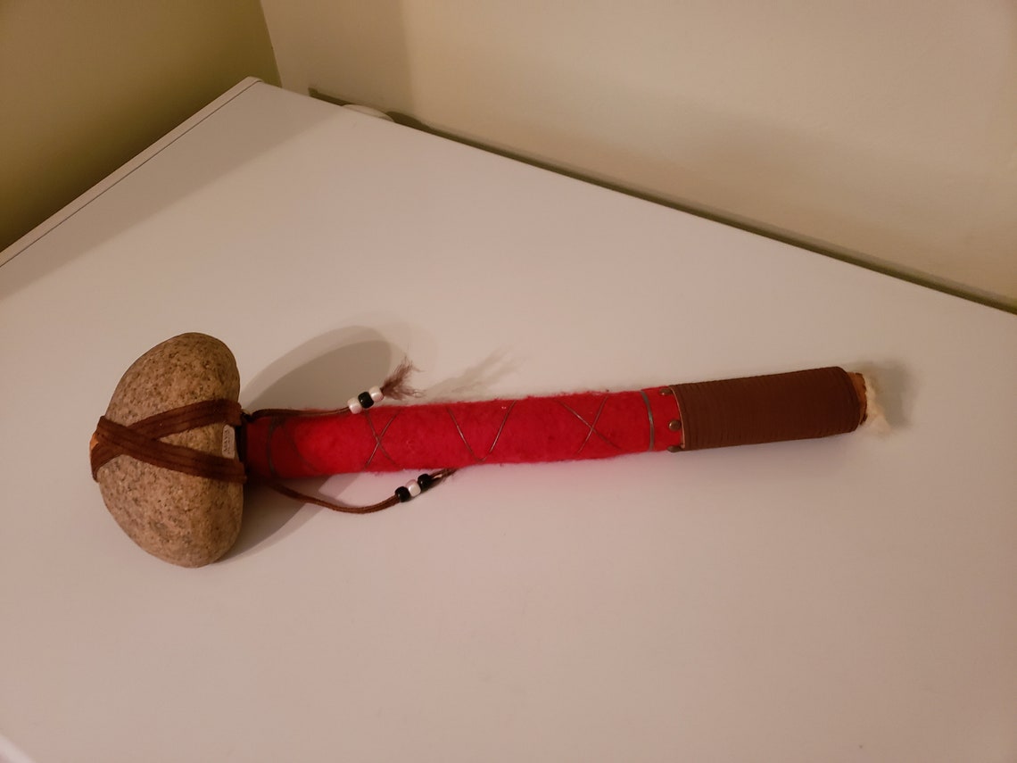 Vintage Native American Stone Tomahawk | Etsy