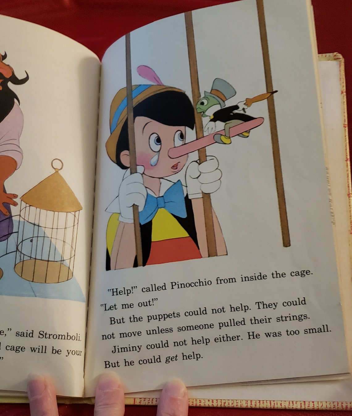 Pinocchio and His Puppet Show Adventure Book Etsy