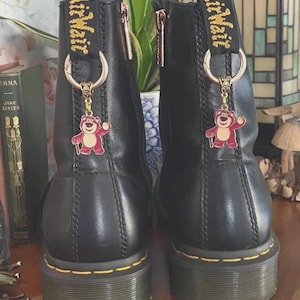 Huggin Bear Boot Charms: Unique Clip On Boot Jewellery. Key Ring Or Bag Decoration.