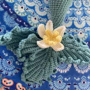 Handmade Crochet Princess Ariel Doll, Red Hair Little Mermaid Amigurumi Toy, Cotton Yarn imagem 10
