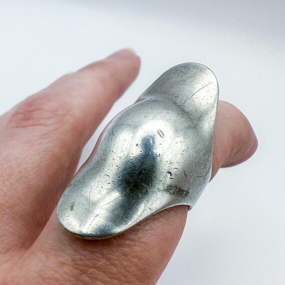 Vintage Sterling Silver Knuckle Ring, Size 7.25 - Etsy
