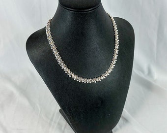 Vintage 16 Inch Sterling Silver Hollow Link Chain Necklace