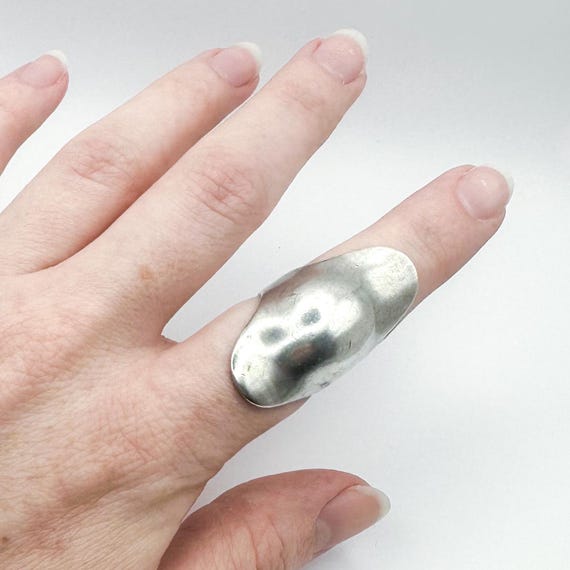 Vintage Sterling Silver Knuckle Ring, Size 7.25 - Etsy