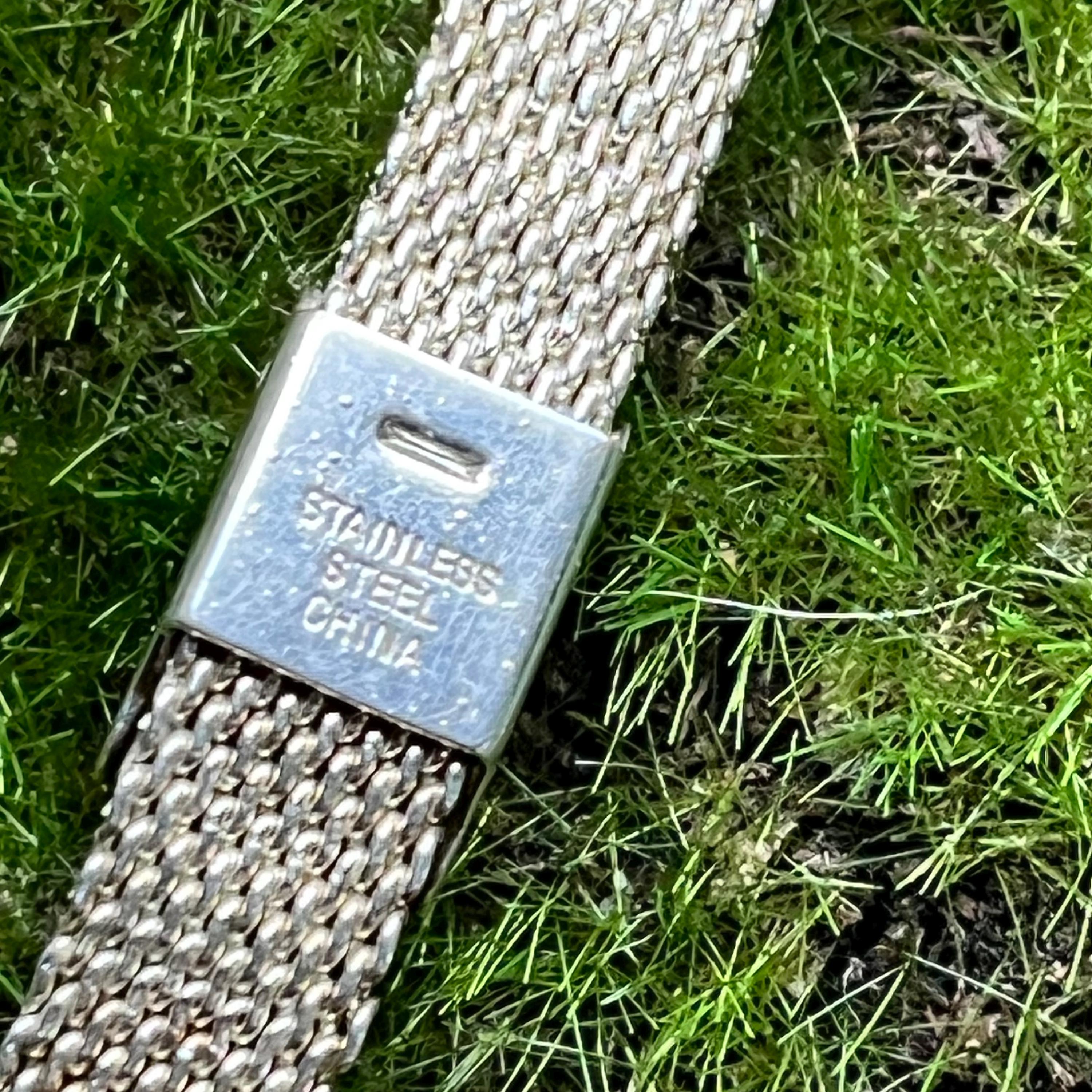 Lenox 925 Sterling Silver Stainless Steel CZ Butterfly‎ Watch Mesh Band Stunning Watch, Sterling Silver With CZ, Lenox Butterfly - Etsy main image 2