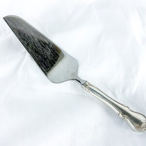 Vintage Towle Sterling Silver Handle & Stainless Blade Cutter/Serwer do Ciasta/Piec
