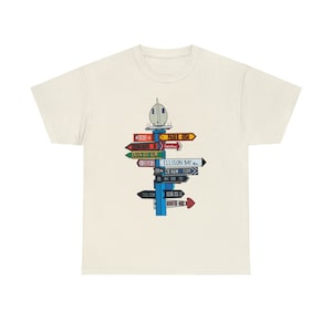 Door County Directions Unisex Heavy Cotton Tee
