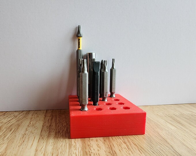 Bit Block-Drill Bit Organizer