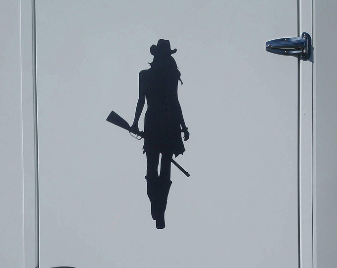 Cowgirl Tactical Vinyl Decal-Multiple Sizes