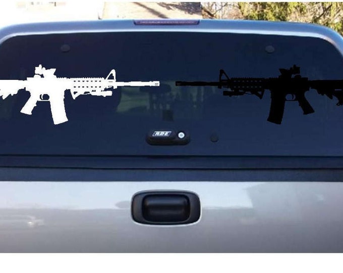 AR-15 Vinyl Decal Multiple Sizes