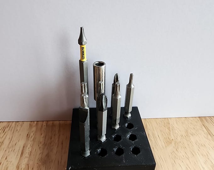 Bit Block-Drill Bit Organizer