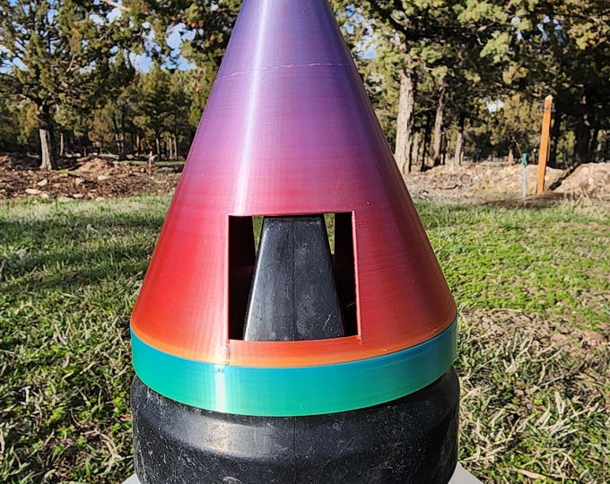 Chicken Waterer Protector-Custom Colors-Chicken cone