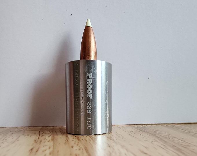 Unique Paper Weight, Barrel Ends with Bullet-Made by Rifle smith