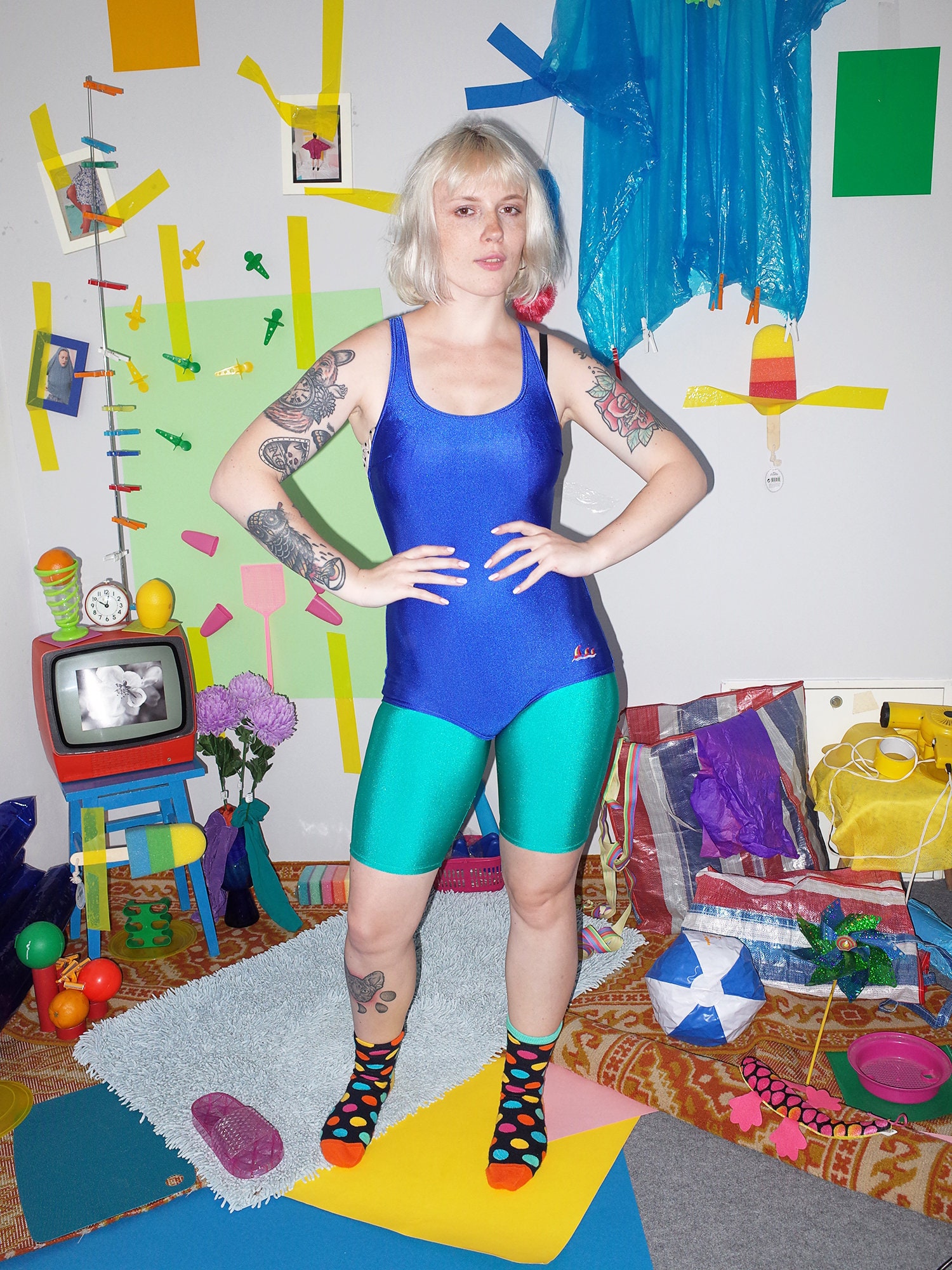 90s swimsuit vintage blue swimsuit one piece 90s swimsuit Etsy