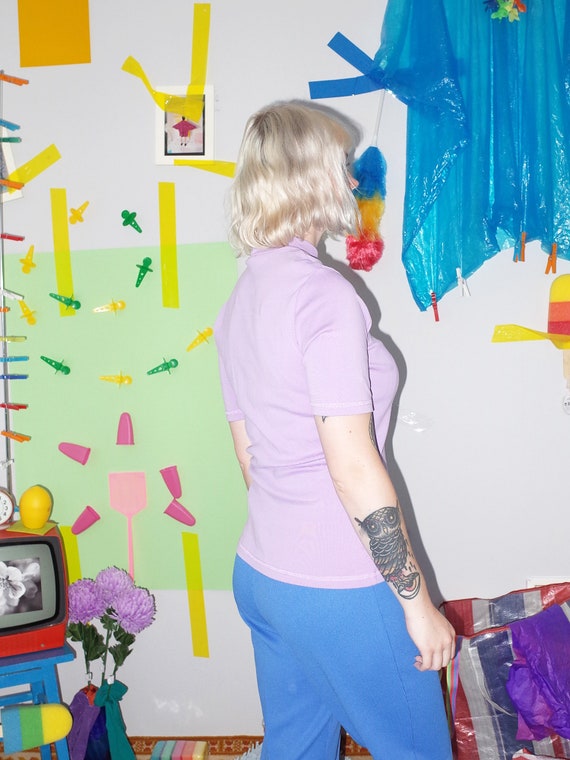 90 s de maquette haut de s l’encolure, des années 90 minimal t-shirt, tee-shirt vintage des années 90, Lila pastel kawaii t-shirt, tshirt basique col roulé, taille M fc3bde 90 s de maquette haut de s l’encolure, des années 90 minimal t-shirt, tee-shirt vintage des années 90, Lila pastel kawaii t-shirt, tshirt basique col roulé, taille M fc3bde