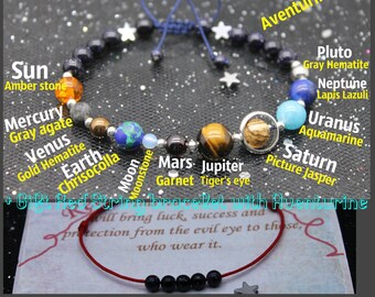 Solar System Bracelet Etsy