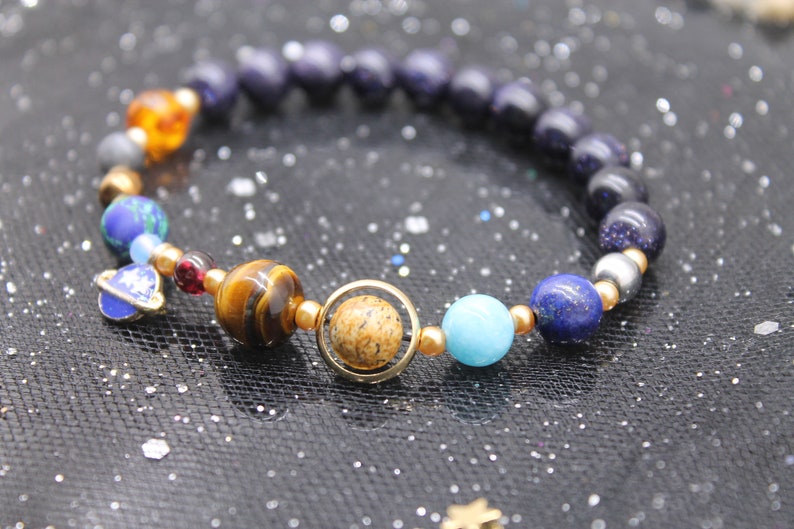 Astronomy bracelet solar system bracelet jewelry milky Etsy