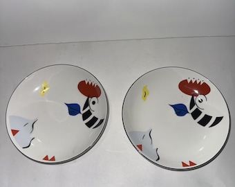 Villeroy Boch Set Of 2 Animal Park Dessert Plates R. Benedikt 6.2" France