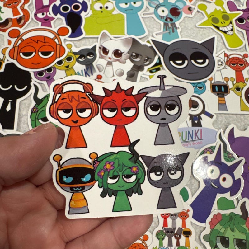 Sprunki Stickers - Etsy