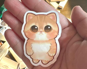 Cute Cat Sticker Set (10pc) - Sanrio Inspired, Kawaii Style