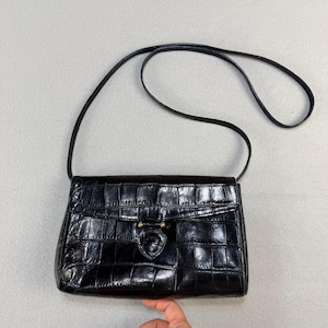 Celine Vintage Black Leather Bag - Etsy