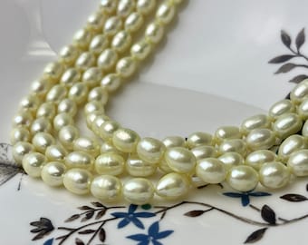 Stick freshwater pearls, Genuine freshwater pearls, super long stick pearl,  AA, irregular pearl, 4-5mm x28-38mm pearls, top sided drilled