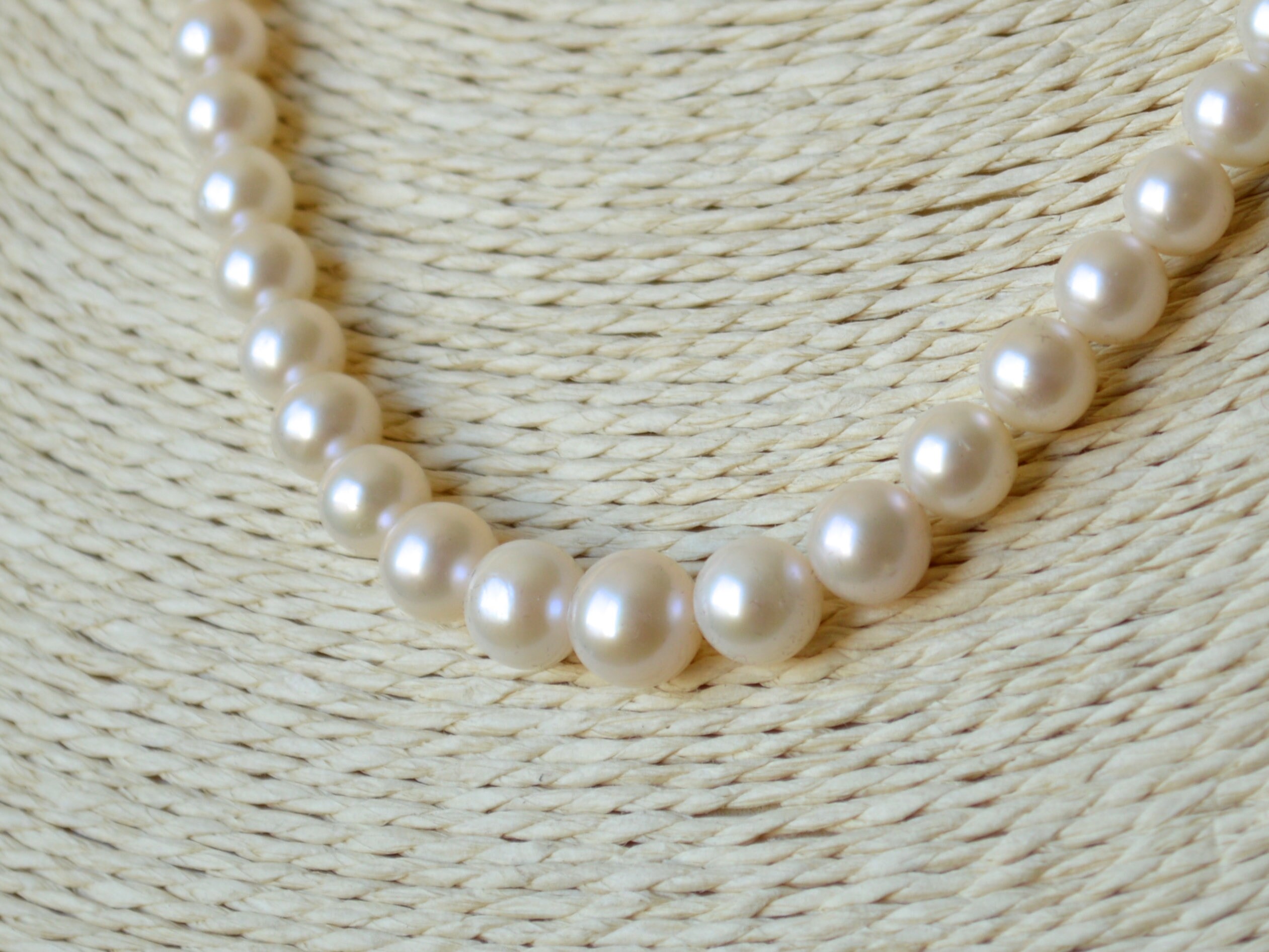 Grade AAA Classic White Round Pearls with 14K Clasp - Bess Heitner Jewelry  Designs