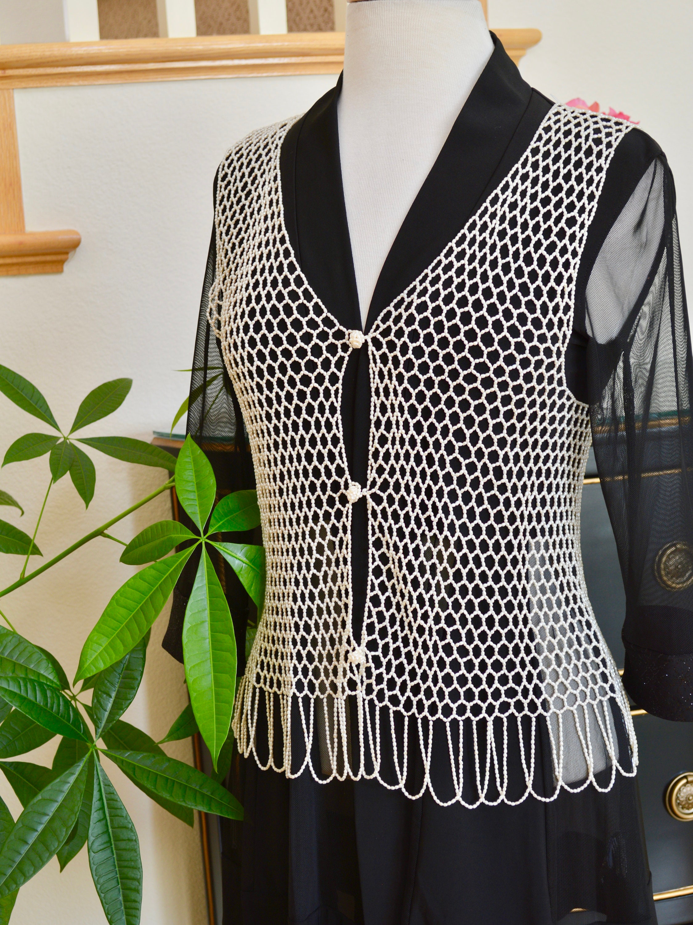 トップス WILLFULLYhandmade random pearl knit vest WILLFULLYhandmade random pearl knit vest（The Pearl Vest in