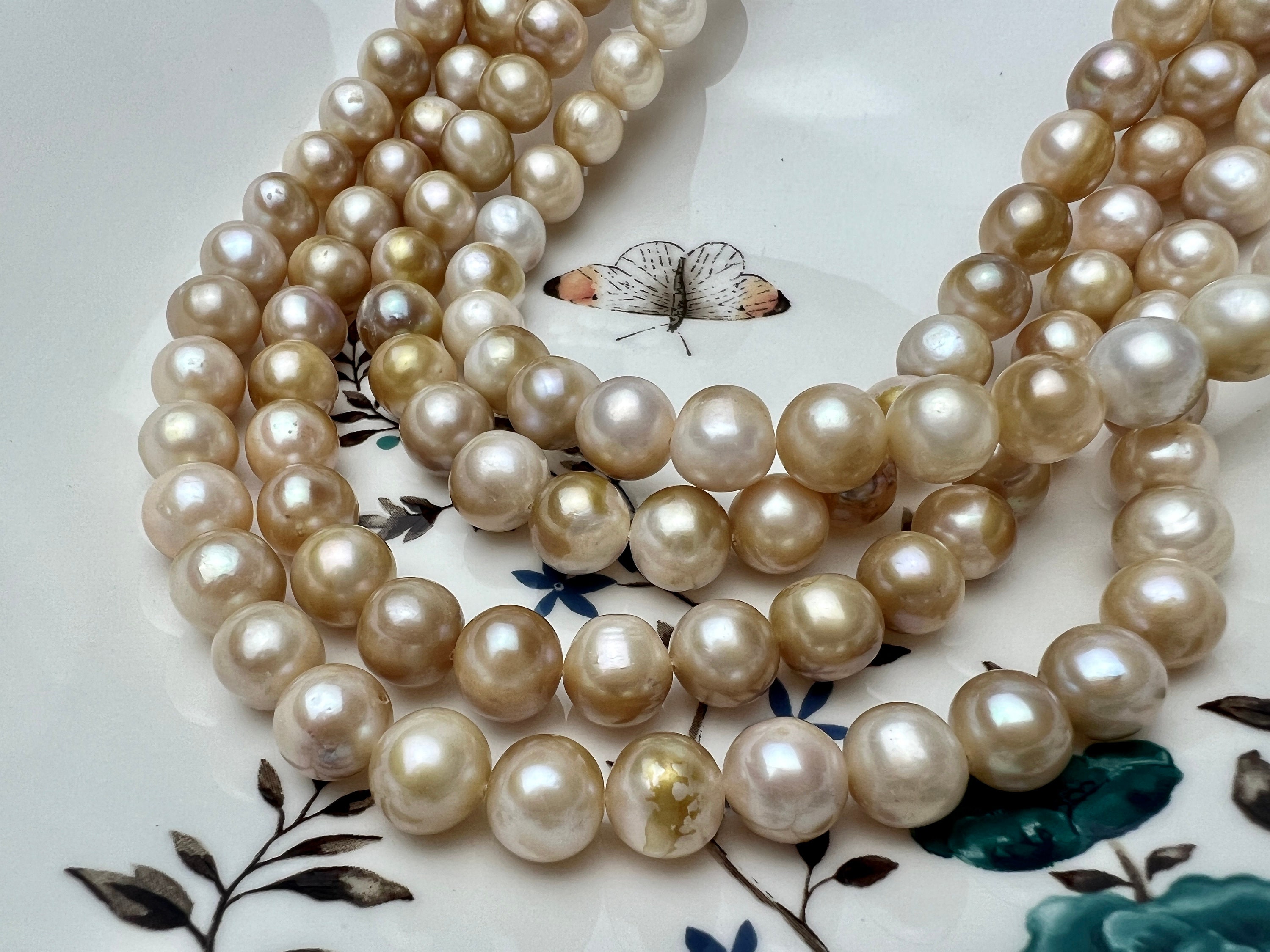 Champagne Colored Pearls Etsy Singapore