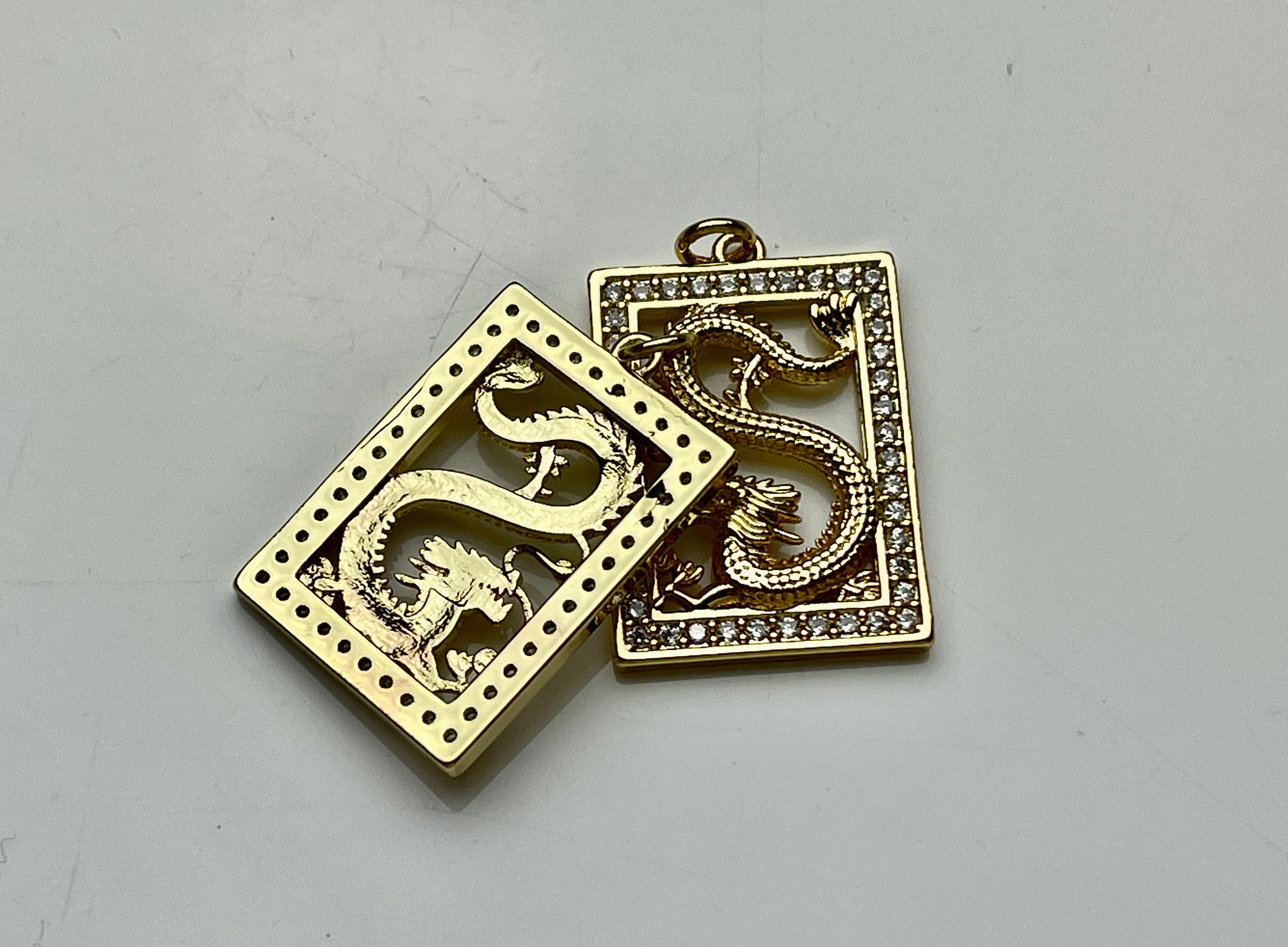 Dragon Charms for Necklace 18K Gold Filled Charm Pendant With Etsy